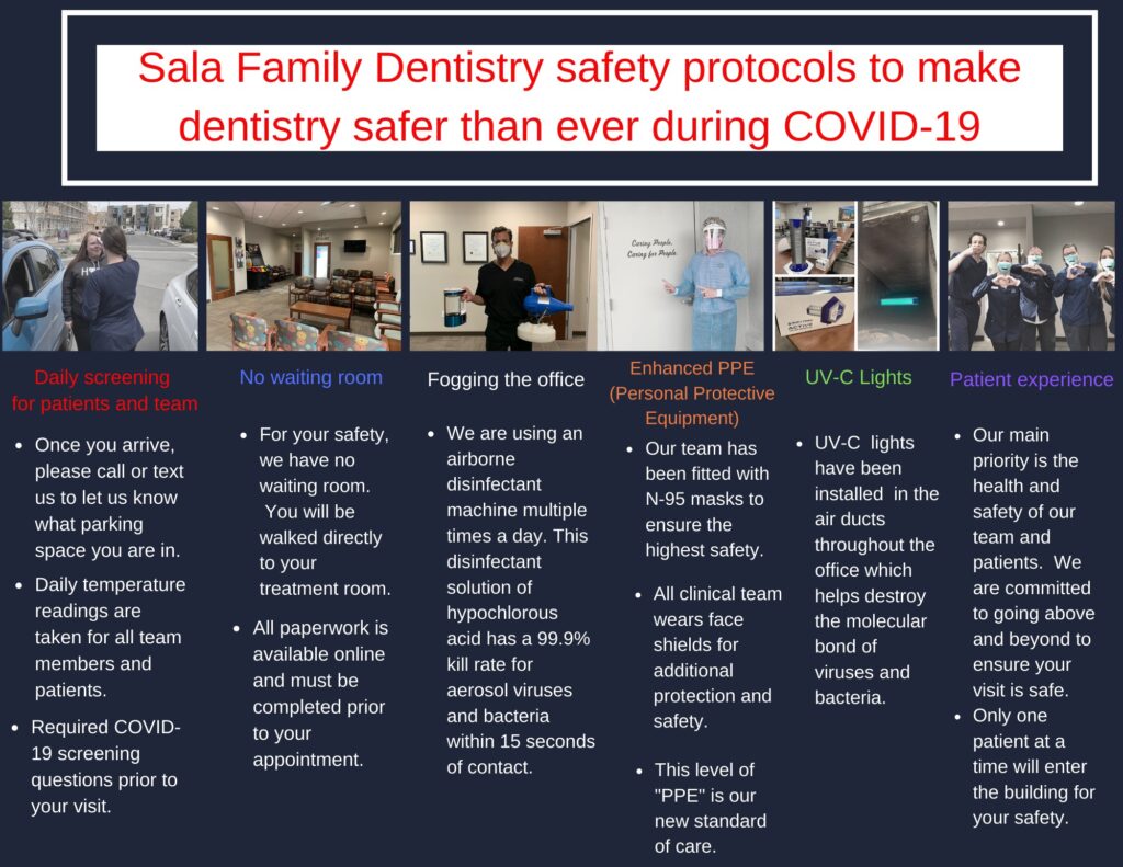 sala dentist covid-19 safety protocol sheet
